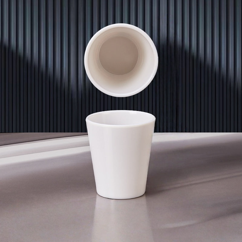 Eco-Friendly PLA Biodegradable White Plastic 6oz Cold Beverage Cup Anti-fall Party Use