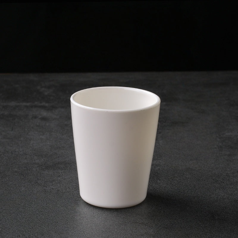 Eco-Friendly PLA Biodegradable White Plastic 6oz Cold Beverage Cup Anti-fall Party Use